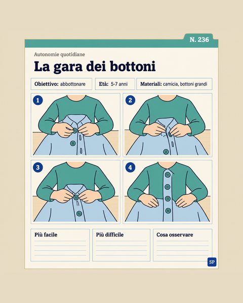 Scheda di autonomie quotidiane
